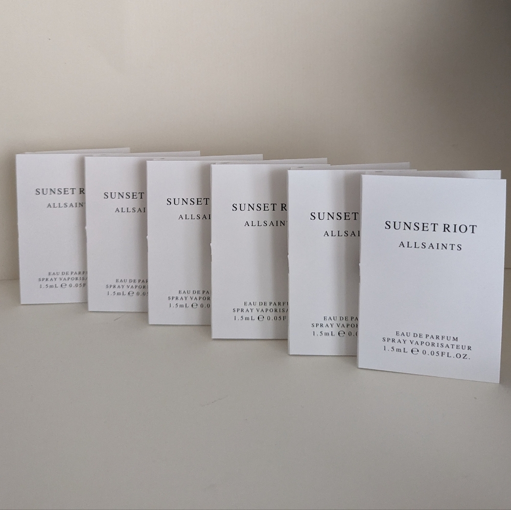 6 x All Saints Sunset Riot ED P spr ay
